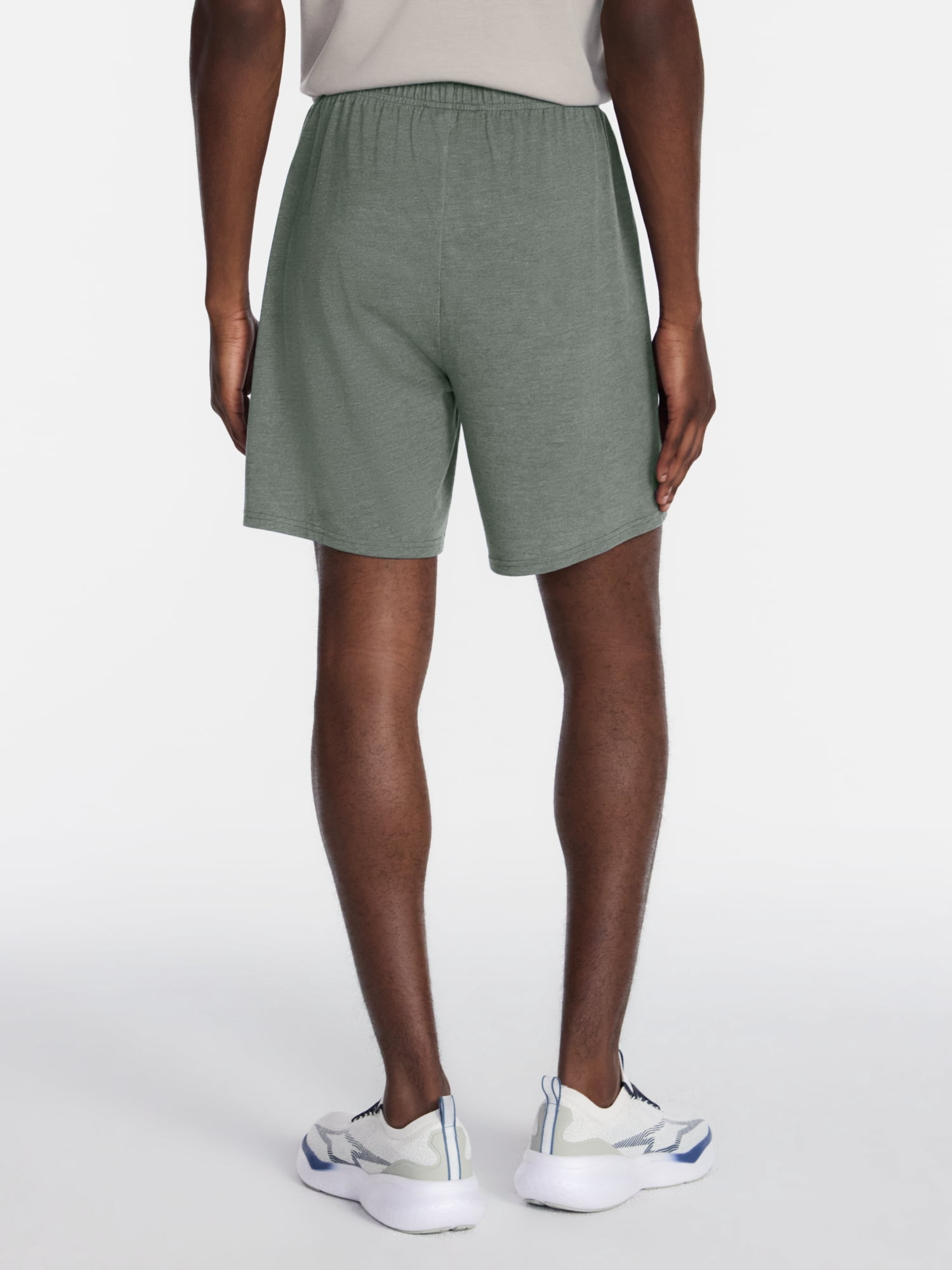 Athletic Works Men's and Big Men's Tri-Blend Active Shorts, 7" Inseam, Sizes S-5XL