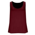 thumbnail image 5 of AherBiu Plus Size Tank Tops for Women Pajamas Cami Shirts Lace Round Neck Sleeveless Sleepwear Tees, 5 of 7