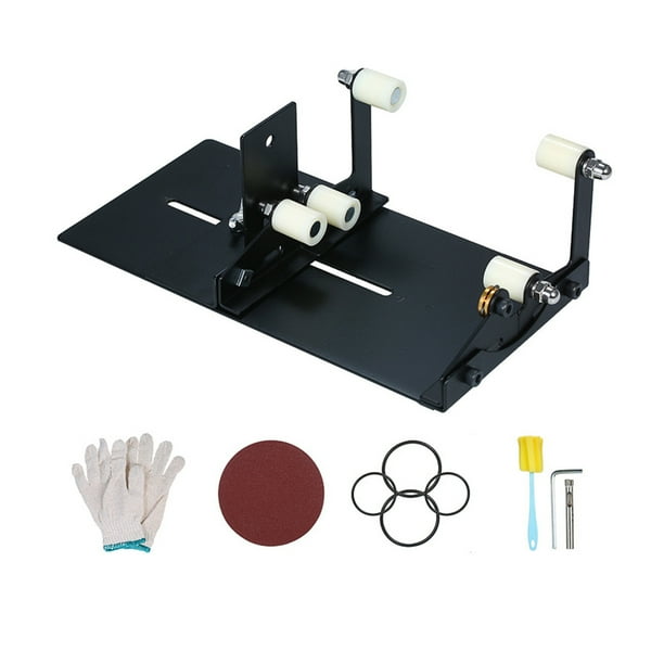 Esculturas Vidrio Máquina Cortador Herramienta Botella Cabricho Cabricadero Kit Con Guantes/accesorios Seguridad 11/18 PPC Square Acero Inoxidable Y Redonda Bricolaje para Cortar Botellas Vino/whisky