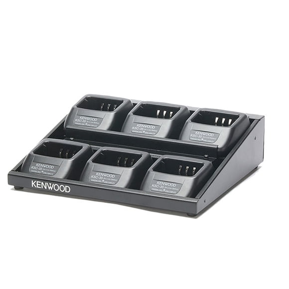 Kenwood KMB-28 6 Unit Radio Battery Charger Adapter for KSC-35SK, Adapter Only