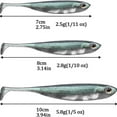 thumbnail image 5 of QualyQualy 5Pcs Soft Plastic Swimbait,Paddle Tail Lures for Bass,Trout,Walleye,Crappie, 5 of 8