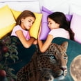 thumbnail image 4 of Flannel Fleece Throw Blanket, Soft Large Throw Blanket, Lightweight Cozy Plush Throw Blanket Fit Sofa Bed, 40"x50", Leopard, 4 of 7