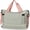 Gray and Pink, variant on 55L Duffle Bag with Shoes Compartment, Gym Bag with Wet Dry Pocket for Women men, Waterproof Weekender Bags Overnight Bag (Black)
