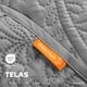 thumbnail image 5 of Colcha ligera Dreamlab Edrecolcha Matrimonial 210 x 240 cm Gris, 5 of 8