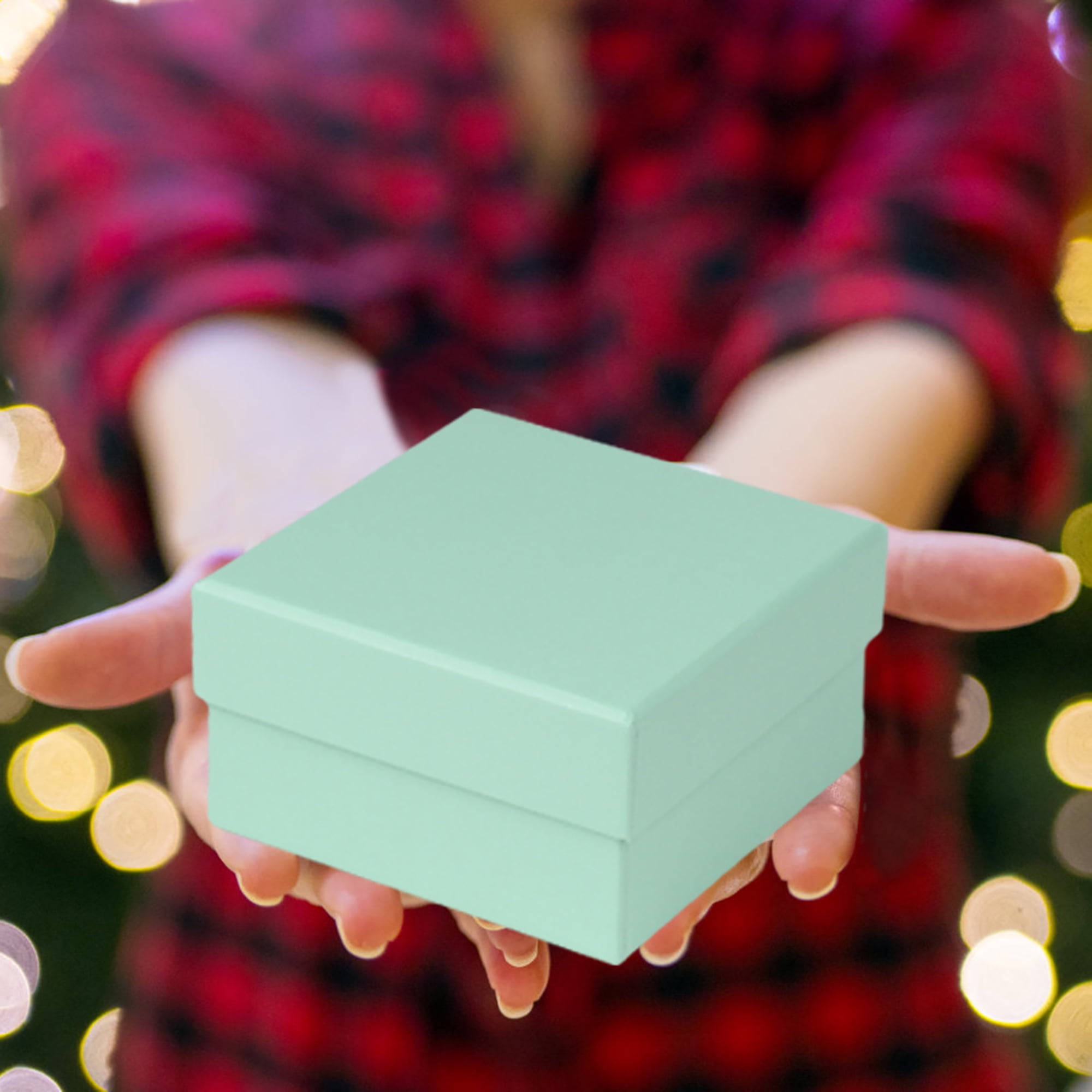 Briful Square Gift Boxes with Lids Set of 4 Teal Green Gift Box Assorted  Sizes Nesting Gift Boxes for Presents Birthday Bridesmaid Wedd