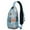 Marine Adorable Crab-6, variant on Gothic Star Crossbody Sling Bag for Women Men Travel Sling Bag Chest Bag for Vacation Party Daily Use Shoulder Bag Trendy Sling Backpack