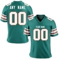 thumbnail image 2 of Camiseta de fútbol americano personalizada de los Miami Dolphins con nombre y número de equipo impresos a medida para hombres, mujeres y niños, uniforme, regalo para fanáticos, 2 of 4
