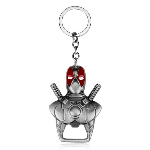 Deadpool Enamel & Pewter Finish Metal Bottle Opener Keychain