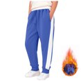 thumbnail image 2 of 12-14 Years Boys Pants Casual Trousers Boy Fleece Trousers Casual Pants Cargo Jogger Pants with Pockets Grey Pants, 2 of 7