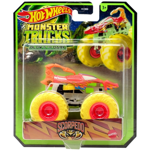 Hot Wheels Glow in the Dark Scorpedo Diecast Car