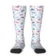 thumbnail image 1 of Fotbe Dinosaur Calcetas Divertidas Estampadas para Hombre y Mujer, Calcetas de Algodón hasta la Rodilla para Caminar, Correr, Enfermería y Embarazo, 1 of 6