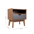 thumbnail image 3 of Set de 2 Buros Javin Nogal y Gris - Kessa Muebles, 3 of 5