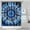 Blue White Tie, variant on Blue Tie Dye Mandala Pattern Shower Curtain 72"x84" ,Bathroom Decorative Shower Curtains Set with 12 Hooks,Modern Waterproof Washable Shower Curtain