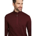 thumbnail image 4 of Chaps Golf Men's & Big Men's Fleece Quarter Zip Pullover Sweater, Sizes S-5XL, 4 of 5