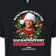 thumbnail image 3 of National Lampoon's Christmas Vacation - Clark's Happiest Christmas - Juniors Cropped Cotton Blend T-Shirt, 3 of 5