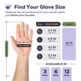 thumbnail image 4 of FMP Brands 6 Pairs Purple Small（S） Rubber Gloves for Dishwashing，Reusable、Waterproof、Non-Slip Kitchen Gloves（Small）, 4 of 6