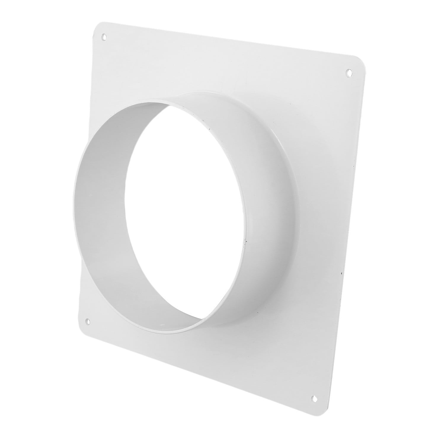 AFQH Plastic Air Duct Connector Flange Panel Dryer Vent Wall Plate Duct Connector Straight Ventilation Pipe Ducting Tools for Cooling Heating Ventilation System