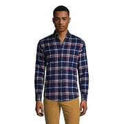 Lands' End Men's Traditional Fit Pattern Flagship Flannel Shirt