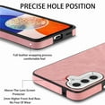 thumbnail image 4 of Nalacover for Samsung Galaxy A13 5G Case, Skin Friendly Slim PU Leather Soft Lining Cover, Lightweight TPU Shockproof Plating Buttons Camera Lens Protection Case for Samsung Galaxy A13 5G,Pink, 4 of 11