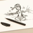 thumbnail image 4 of Pentel Sign Pen, Brush-Tip, Black, 4 of 7
