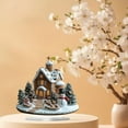 thumbnail image 5 of 2D Flat Acrylic Christmas Gingerbread House Ornaments - Light-Up Festive Decorations for Holiday Home & Tree Arrangements, 5 of 6
