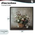 thumbnail image 4 of Stupell Industries Cottage Flowers In A Basket Arrangement Black Framed Giclee Art, 24 x 24, by Lazar Studio, 4 of 8