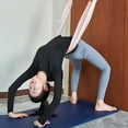 thumbnail image 4 of Zeus Flexible Gym Hanging Inversion Swing Aerial Yoga Hammock Stretcher Band Belt, 4 of 7