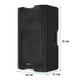 thumbnail image 2 of Bafle Amplificado 15 Bluetooth Alta Potencia Horus Steelpro Color Negro, 2 of 4