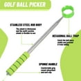 thumbnail image 3 of Telescopic Golfs Ball Retrievers Pick Up Grabbers Claw Sucker Tool Stainless Steel Ball Pickers Pick Up Grabbers Enduring, 3 of 13