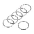 thumbnail image 1 of Unique Bargains 316 en Acier Inoxydable Anneau Rond 20mm ID 4mm d'Épaisseur 6 Pack, 1 of 5