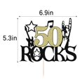thumbnail image 3 of Tema de rock and roll para guitarra Cake Topper Bekaterea 50 Rocks, 3 of 8