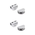 thumbnail image 1 of Moyic Office Hotel Glass Clamp Shelf Holder Bracket Furniture Panel Screw Aluminum Alloy Bedroom Door Mounted Hardware Type1 NO1, 1 of 6
