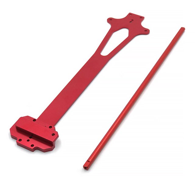kurtrusly Second Floor Board Remote Control 1:12 Central Drive Shaft Modification Accessories Replacement for WLtoys 124016 124017 124018 Red