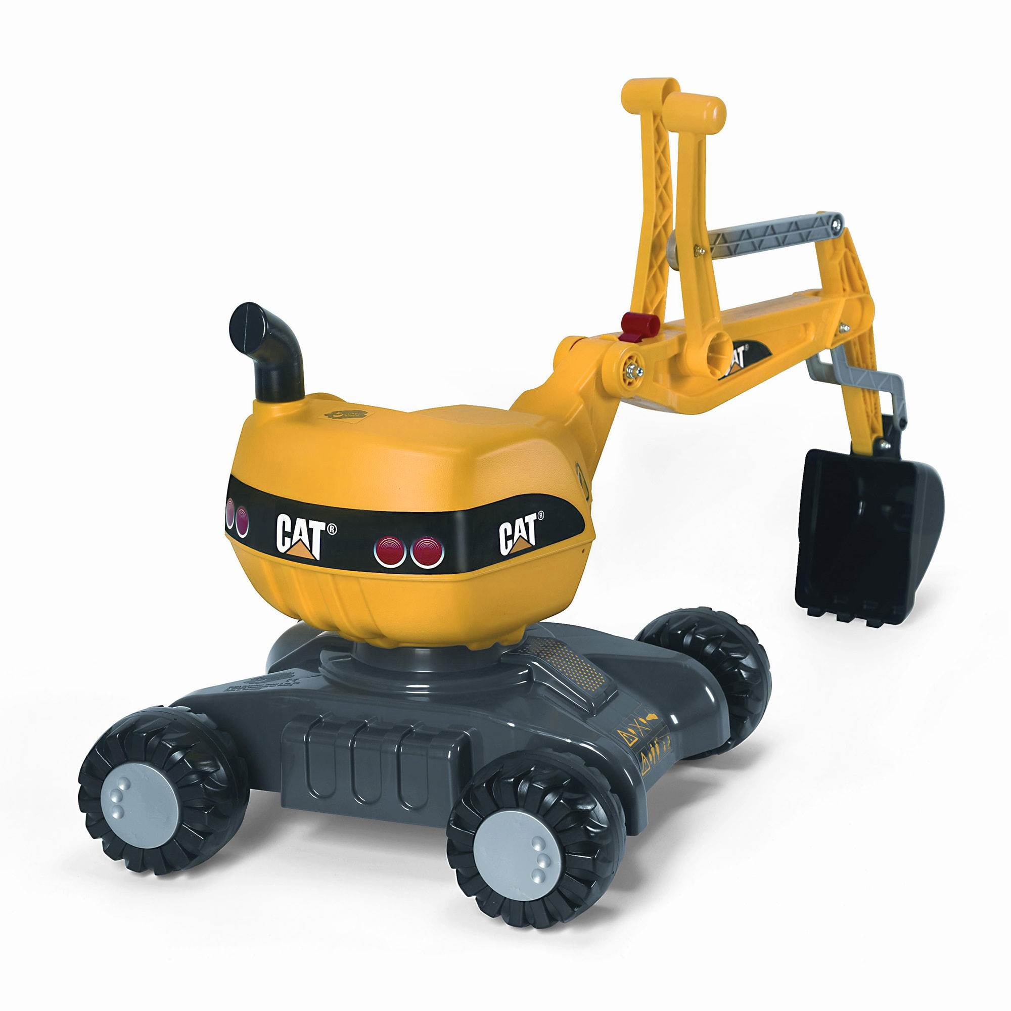 Walging Roman deelnemer Rolly Toys CAT Construction 360 Degree Excavator Shovel Digger Kids Ride On  Toy - Walmart.com