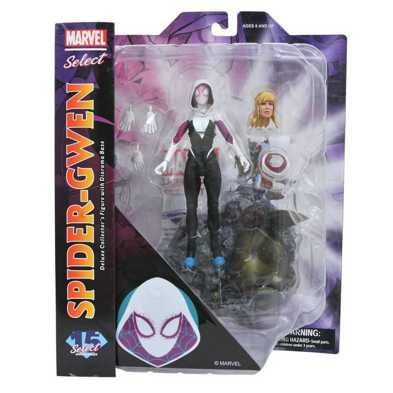 Entertainment Earth Marvel Select Spider-Gwen Action Figure, Brown