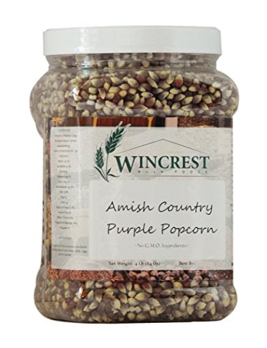 Amish Country Purple Popcorn - 4 Lb Tub (No GMO's)