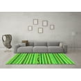 thumbnail image 3 of Ahgly Company Indoor Rectangle Abstract Green Modern Area Rugs, 2' x 5', 3 of 4