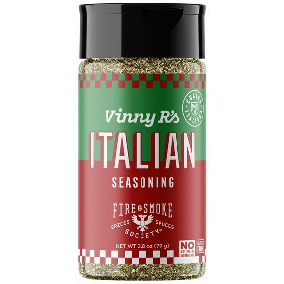 Fire & Smoke Society Vinny R's Italian Seasoning, 2.9 Ounce Mixed Spices & Seasonings