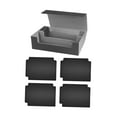 thumbnail image 4 of Xuanheng Card Deck Box Organizer PU Leather Wear Resistant Container Playing Card Box Gray, 4 of 8