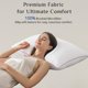 thumbnail image 4 of Almohada JOLLYVOGUE tamaño Queen, lavable, suave y de soporte, 4 of 8