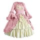 thumbnail image 1 of Gibobby Vestidos casuales Gothic Sleeve Lady Party Long Women with Bowtie Cosplay Vestido de encaje Vestido de mujer（Rosa， S), 1 of 3