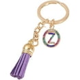 thumbnail image 1 of 26 Letters A-Z Decorative Alphabet Initial Charm Keychain for Women Girls Men Teenager Gift, 1 of 2