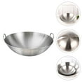 thumbnail image 6 of RENACLIPY Stainless Steel Round Bottom Stir Fry Pan for Home Cooking, Ideal for Potatoes and More, 1 Set, 6 of 6