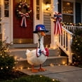 thumbnail image 3 of Dongrere 4th of July Porch Goose Outfits Red White and Blue Patriotic Themed Goose Clothes for Outdoor Garden Lawn Decor, 3 of 3