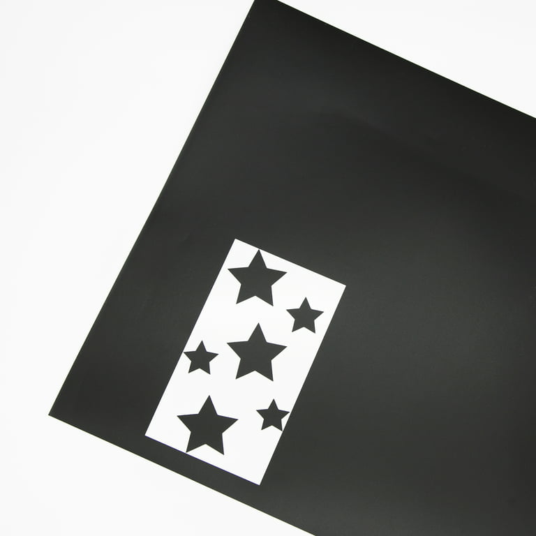 Black & White Glossy 12x5 yards permanent adhesive vinyl