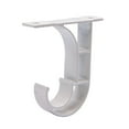 thumbnail image 4 of serony Bedroom Hook Curtain Rod Bracket Pole Holder Ceiling Mount Base Decor white 5Set, 4 of 6