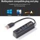 thumbnail image 3 of Kuymtek Adaptador USB 2.0 HUB Múltiple USB Splitter Power Hub Lector de tarjetas (5 puertos) Kuymtek Componentes de la computadora, 3 of 9