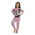 thumbnail image 2 of Minnie Mouse Toddler Long Sleeve Top and Pants Pajama Set, 2-Piece, Sizes 12M-5T, 2 of 8