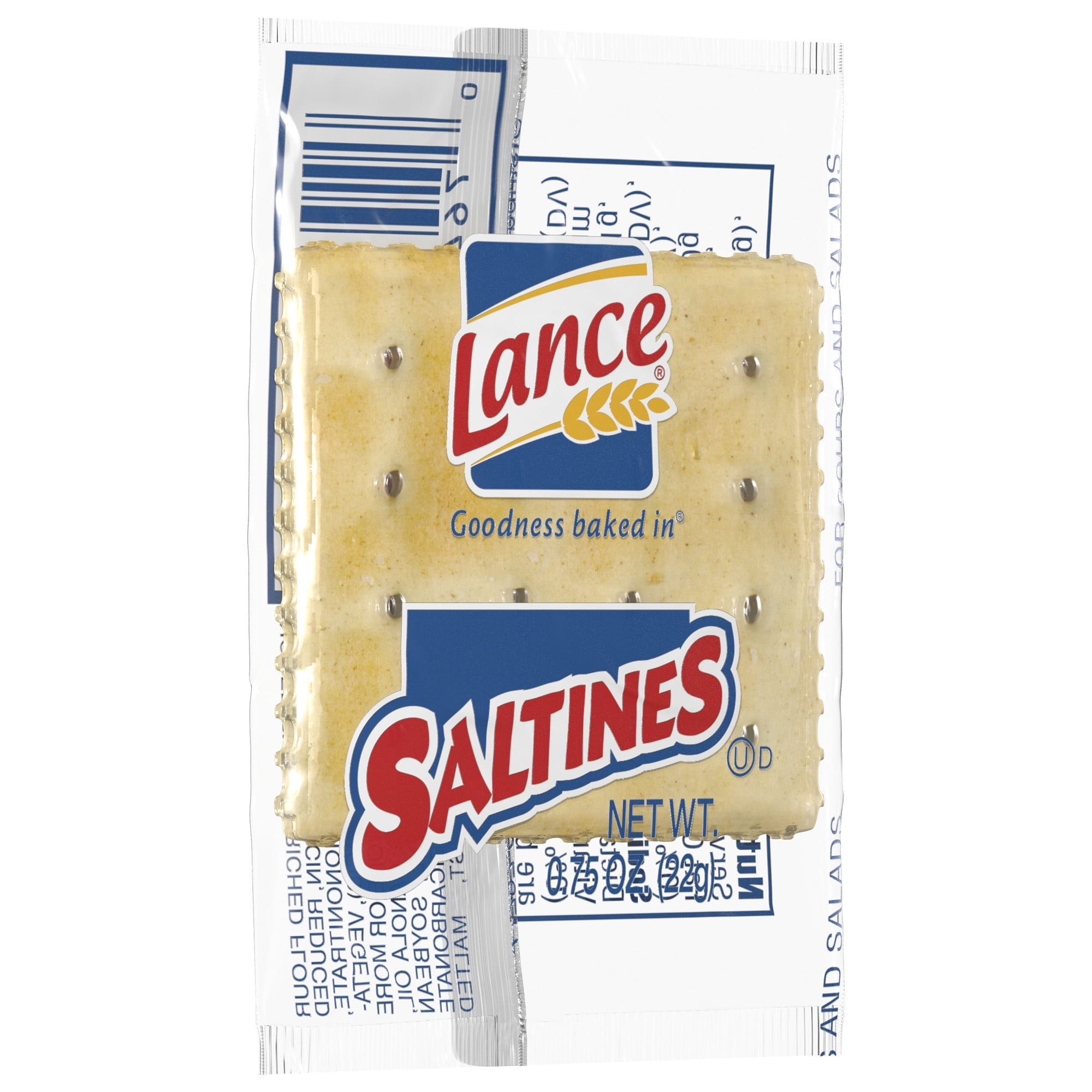 Lance Saltines Crackers, Single Serve Packs, 500 Ct