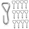 thumbnail image 5 of UPOUART S Hooks Heavy Duty Stainless Steel Metal for Hanging Use in Cars Silver 100Pcs, 5 of 8